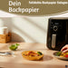 KI-generiertes Bild,Backpapier Rund 16cm Set 100 Stück FSC für Airfryer Heißluftfritteuse Zubehör