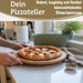 KI-generiertes Bild,XL Holz Servierplatte Drehteller 35cm Bambus drehbar Drehtablett Drehplatte