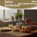 KI-generiertes Bild,Holz Eierbecher 4´er Set Bambus Eierhalter Eihalter Dipschale