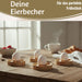 KI-generiertes Bild,Holz Eierbecher 4´er Set Bambus Eierhalter Eihalter Dipschale