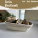 KI-generiertes Bild,Gärkörbchen Gärkorb Oval 28x15x8cm Peddigrohr Brotform Leineneinsatz Brotkorb