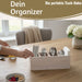 KI-generiertes Bild,XL Landhaus Holz Aufbewahrungsbox 34cm 4 Fächer Cutlery Stiftebox Besteckkorb