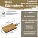 KI-generiertes Bild,Holz Griffbrett Servierbrett 29cm Akazie Eckig Frühstücksbrett Küchenbrett