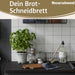 KI-generiertes Bild,Holz Griffbrett Servierbrett 29cm Akazie Eckig Frühstücksbrett Küchenbrett
