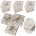 KI-generiertes Bild 6x Filz Glasuntersetzer 10cm Happy Camper Eckig für Gläser Getränke Tassen Deko