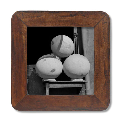 KI-generiertes Bild,Vintage Bilderrahmen Dehli 20x20cm Fotorahmen Retro