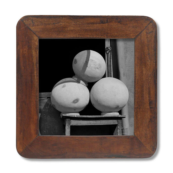 KI-generiertes Bild,Vintage Bilderrahmen Dehli 20x20cm Fotorahmen Retro