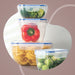 KI-generiertes Bild,Frischhaltedose Clip & Lock 400ml mit Deckel Lebensmittel Mikrowelle Gefrierbox