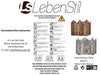 KI-generiertes Bild,2x Exklusives Teelichthaus Ribe 4x6cm Silber 2-fach Kerzenhalter Teelichthalter