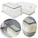KI-generiertes Bild Vintage Glas Butterdose 16x10cm 2tlg. Deckel Beurre Butterglocke Butterschale