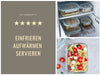 KI-generiertes Bild,Glas Frischhaltedose Cook & Lock 3´er Set  mit Deckel Lebensmittel Mikrowelle Gefrierbox