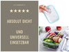 KI-generiertes Bild,Glas Frischhaltedose Cook & Lock 1480ml mit Deckel Lebensmittel Mikrowelle Gefrierbox