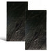 KI-generiertes Bild 2´er Set Glas Herdabdeckplatten Schiefer 52x30cm Glasschneidebrett Schneidebrett