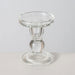 KI-generiertes Bild,3er Set Glas Kerzenständer Klar 28cm Kerzenhalter für Stabkerzen Stumpenkerzen