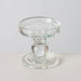 KI-generiertes Bild,3er Set Glas Kerzenständer Klar 28cm Kerzenhalter für Stabkerzen Stumpenkerzen