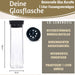 KI-generiertes Bild,Glaskaraffe Wasserkaraffe 1L Borosilikat Glas Flasche Deckel Sieb Krug Flasche