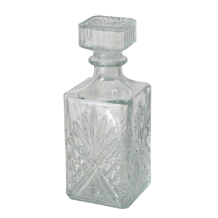 KI-generiertes Bild,Glaskaraffe Kristall Whisky Karaffe 950ml Dekanter für Whiskey Cognac Rum Gin