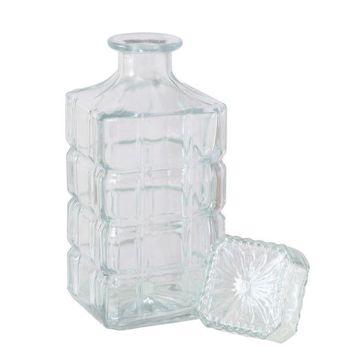 KI-generiertes Bild,Glaskaraffe Kristall Whisky Karaffe 900ml Dekanter für Whiskey Cognac Rum Gin