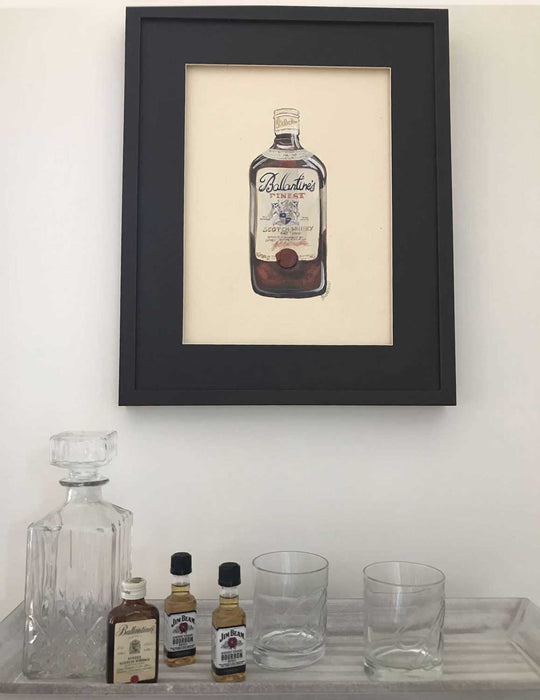 KI-generiertes Bild,Glaskaraffe Kristall Whisky Karaffe 900ml Dekanter für Whiskey Cognac Rum Gin