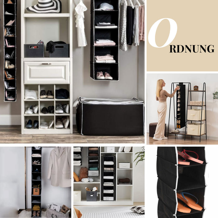 KI-generiertes Bild,Hänge-Organizer 6 Fächer Hängeregal 84x30x15cm Schuhregal Hänge-Aufbewahrung
