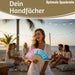 KI-generiertes Bild,Handfächer Holz Stoff Fächer "Cool Vibes Only" Schwarz faltbar Faltfächer
