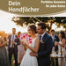 KI-generiertes Bild,Handfächer Holz Stoff Fächer "Herzen" Rot Pink faltbar Faltfächer