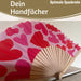KI-generiertes Bild,Handfächer Holz Stoff Fächer "Herzen" Rot Pink faltbar Faltfächer