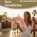 KI-generiertes Bild,Handfächer Holz Stoff Fächer "Amore Mio" Rot Weiß Gelb faltbar Faltfächer