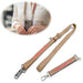 KI-generiertes Bild Crossbody Handykette Kaffee regelt Taupe Pink 2 Karabiner zum Umhängen Smartphones