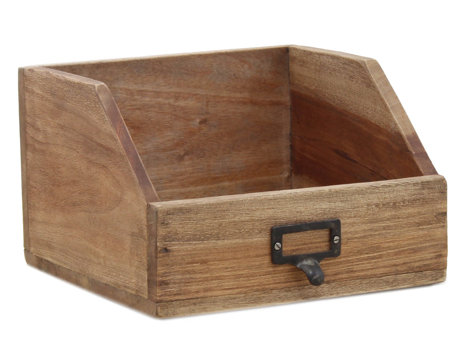 KI-generiertes Bild,Holz Apotheker Schublade 24cm Napoli Cutlery Besteckkasten Besteckkorb