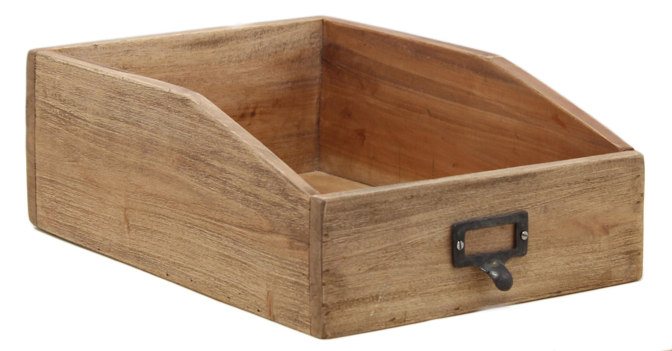 KI-generiertes Bild,Holz Apotheker Schublade 33cm Napoli Cutlery Besteckkasten Besteckkorb