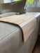 KI-generiertes Bild,Holz Sofatablett Natur Braun 44x24cm flexibles Couchtablett Armlehnen Ablage