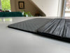 KI-generiertes Bild,Holz Sofatablett Schwarz 44x24cm flexibles Couchtablett Armlehnen Ablage