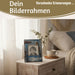 KI-generiertes Bild,Vintage Holz Bilderrahmen 17x14cm Maritim Erinnerungen Blau Aufsteller Fotorahmen