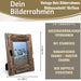 KI-generiertes Bild,Vintage Holz Bilderrahmen 10x15cm Dehli Aufsteller Fotorahmen