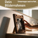 KI-generiertes Bild,Vintage Holz Bilderrahmen 10x15cm Dehli Aufsteller Fotorahmen