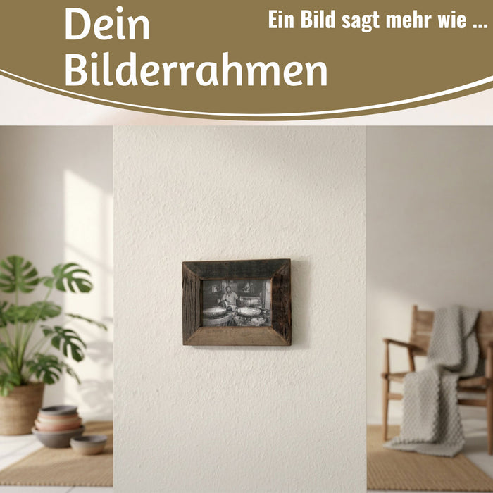 Vintage Wand Bilderrahmen 10x15cm Fotorahmen Retro
