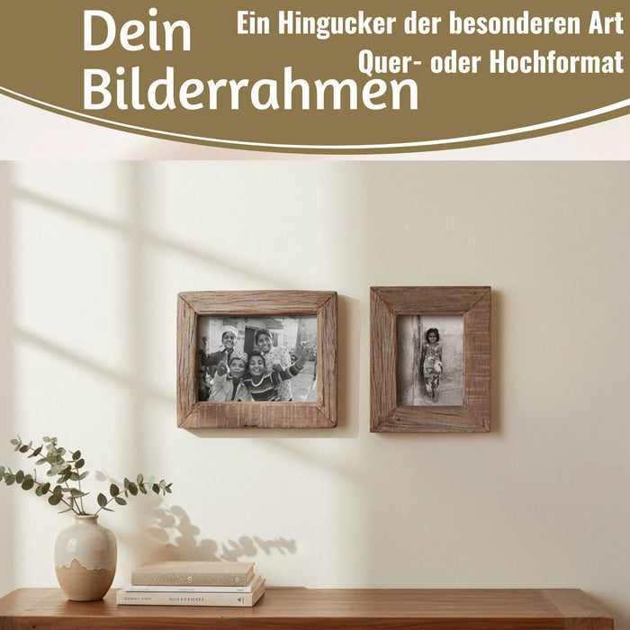 Vintage Wand Bilderrahmen 10x15cm Fotorahmen Retro