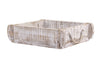 KI-generiertes Bild,Holz Ziegelform Unika 30x26x8cm Weiß Schublade alte Backsteinform Cutlery Deko