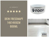 KI-generiertes Bild,Vintage Fressnapf Hundenapf Emaille Weiß 14x6cm 800ml Retro Napf Wassernapf