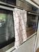 KI-generiertes Bild,Vintage Geschirrtuch 50x70cm Karo Beige Rot 100% Baumwolle Geschirr Handtuch