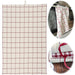 KI-generiertes Bild Vintage Geschirrtuch 50x70cm Karo Beige Rot 100% Baumwolle Geschirr Handtuch
