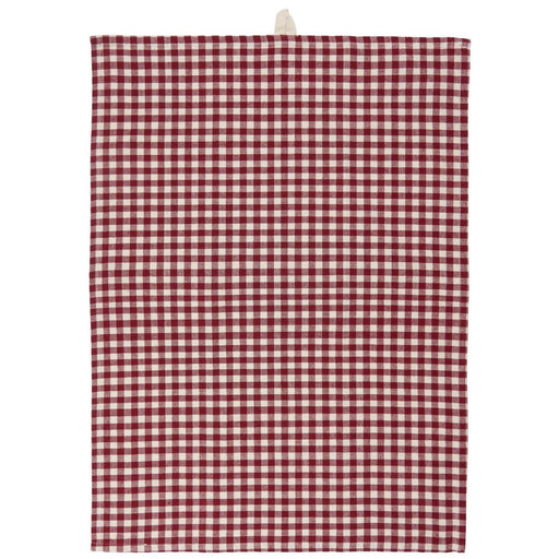 KI-generiertes Bild,Vintage Geschirrtuch 50x70cm Karo Rot Beige 100% Baumwolle Geschirr Handtuch