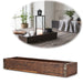 KI-generiertes Bild Vintage Holz Aufbewahrungsbox 43x13x6cm Recycelt Unika Braun Dekokiste
