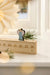 KI-generiertes Bild,Vintage Holz Adventskalender gehender Engel 50cm Countdown Xmas Deko