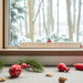 KI-generiertes Bild,Vintage Holz Adventskalender fahrendes Weihnachtsauto 50cm Countdown Xmas Deko