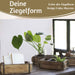 KI-generiertes Bild,IB Laursen Holz Ziegelform Unika 31x15cm Braun alte Backsteinform Cutlery Deko