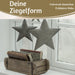 KI-generiertes Bild,IB Laursen Holz Ziegelform Unika 31x15cm Braun alte Backsteinform Cutlery Deko