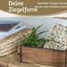 KI-generiertes Bild,IB Laursen Holz Ziegelform Unika 31x15cm Braun alte Backsteinform Cutlery Deko
