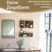 KI-generiertes Bild,IB Laursen Holz Ziegelform Unika 31x15cm Braun alte Backsteinform Cutlery Deko